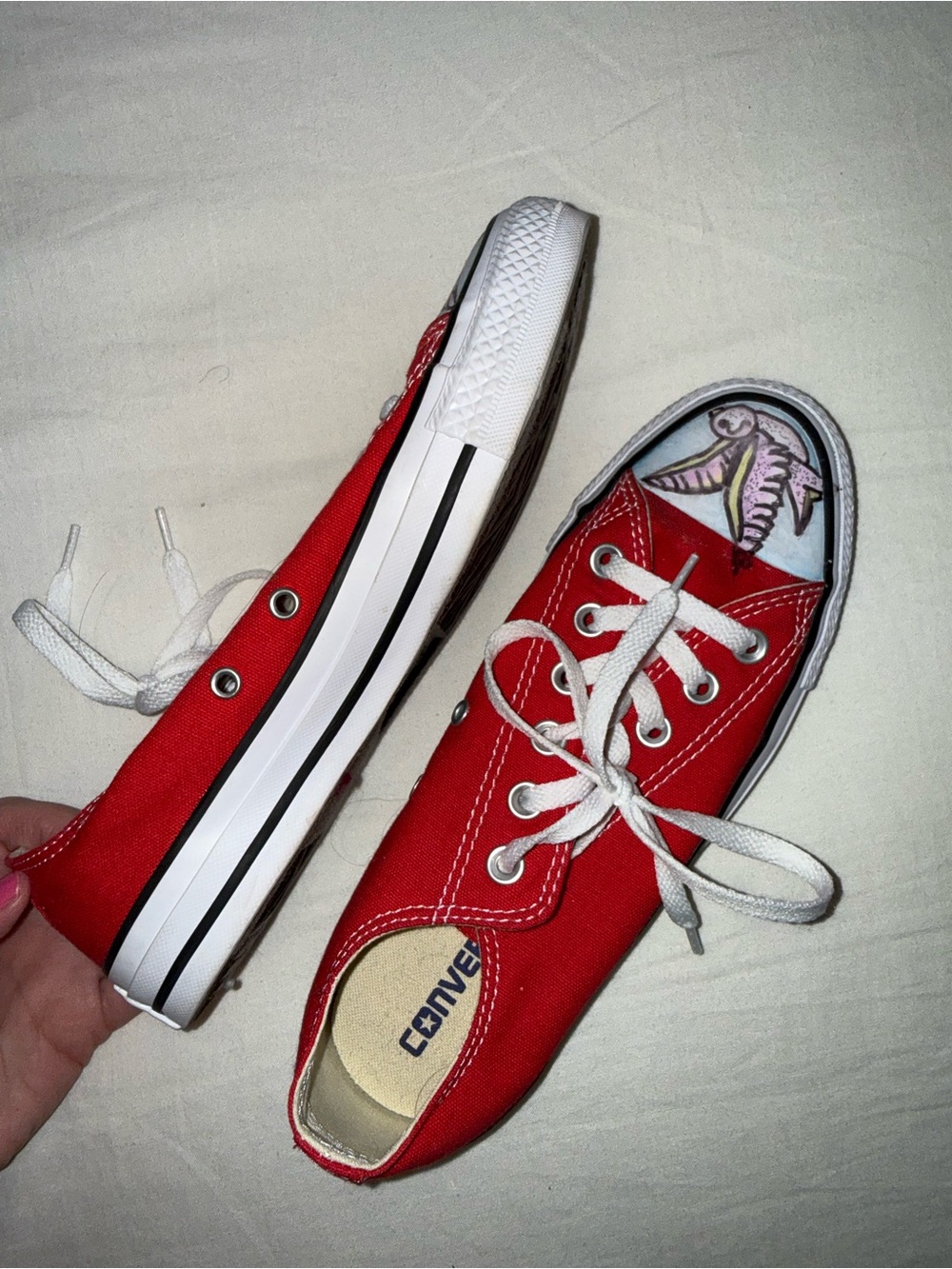 Red Converse - Picture 3 of 5